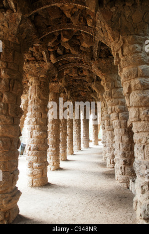 Park Güell, Barcelona, Spanien Stockfoto