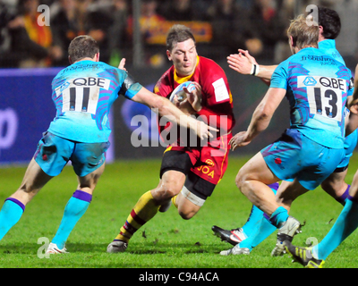 Amiln Challenge Cup, Pool 4: USAP - Exeter Chiefs (Perpignan, 11 Nov. 11) Stockfoto