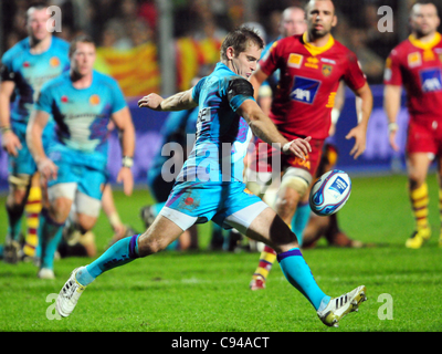 Amiln Challenge Cup, Pool 4: USAP - Exeter Chiefs (Perpignan, 11 Nov. 11) Stockfoto