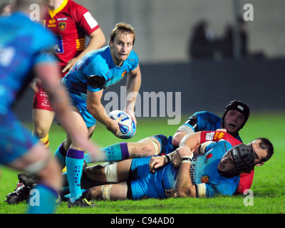 Amiln Challenge Cup, Pool 4: USAP - Exeter Chiefs (Perpignan, 11 Nov. 11) Stockfoto