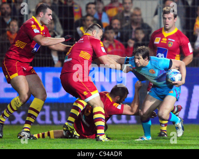 Amiln Challenge Cup, Pool 4: USAP - Exeter Chiefs (Perpignan, 11 Nov. 11) Stockfoto