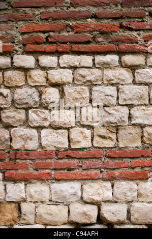 Bastion der römischen Mauern, Place Saint Jacques, Toulouse, Haute-Garonne, Midi - Pyréneés, Occitanie, Frankreich Stockfoto