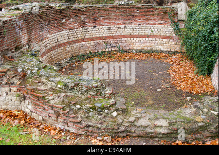 Bastion der römischen Mauern, Place Saint Jacques, Toulouse, Haute-Garonne, Midi - Pyréneés, Occitanie, Frankreich Stockfoto