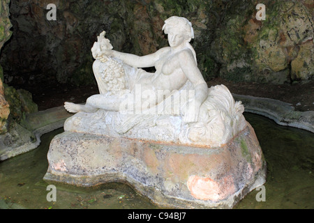 Quellen De La Seine - Quelle der Seine in Côte-d ' or in der Nähe von Dijon im Osten Frankreichs Stockfoto