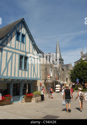 Mittelalterlichen Ortskern von Guérande in Loire-Atlantique Pays De La Loire in Westfrankreich Stockfoto