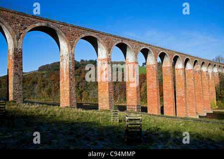 Leaderfoot-Viadukt, Melrose, befindet sich 2,5 km östlich von Melrose bei Lowood schottischen Grenzen Schottland UK Europe Stockfoto