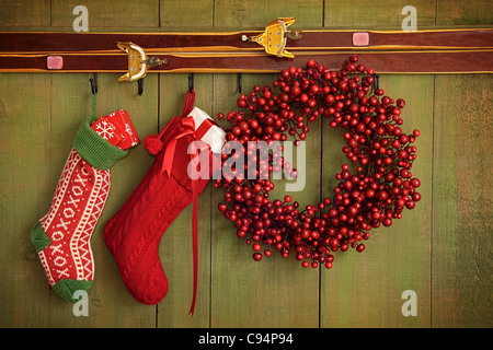 Weihnachtsstrümpfe Stockfoto, Bild: 47846553 - Alamy