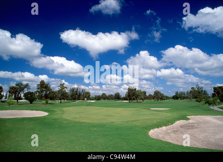 Golfplatz und Putting Green in der Nähe von Boca Raton, Florida, USA Stockfoto