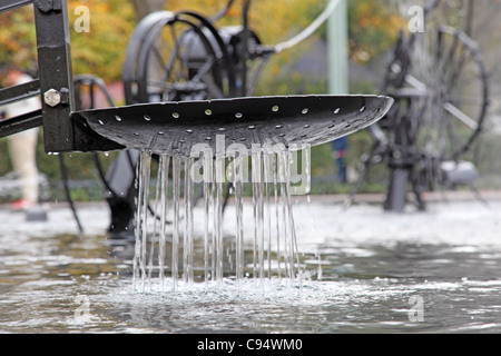 Jean Tinguely Jet-Brunnen Basel Stockfoto