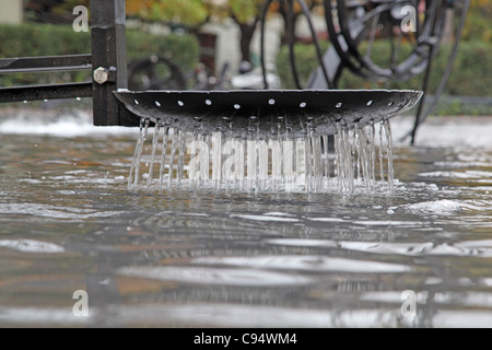 Jean Tinguely Jet-Brunnen Basel Stockfoto