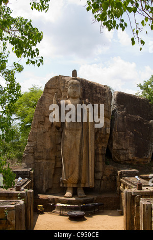 Aukana Buddha Stockfoto