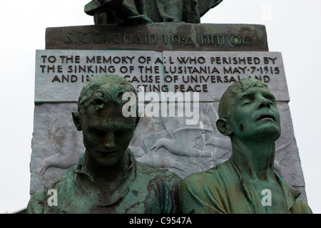 Lusitania Peace Memorial, Cobh, Cork, Irland. Die Lusitania war eine Cunard Line Liner im Jahre 1915 von einem deutschen U-Boot torpediert Stockfoto