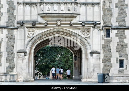 Studenten auf dem Campus der Princeton University, New Jersey, USA Stockfoto