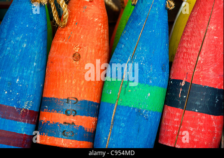 Bunte Bojen. Stockfoto