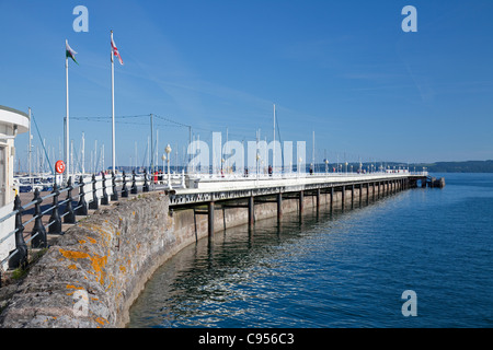 England Devon Torquay Meer mit Prinzessin Pier Stockfoto