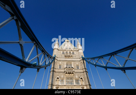 Die Tower Bridge, Southwark, London, Vereinigtes Königreich Stockfoto