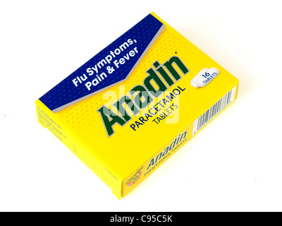 Wurde Paracetamol Tabletten Stockfoto