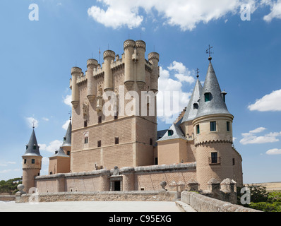 Die Burg "Alcazar". Segovia, Spanien. Stockfoto