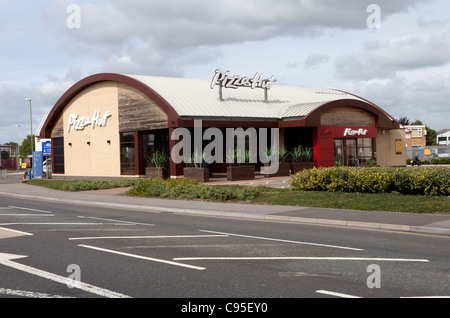 Pizza Hut Restaurant, Havant, Hampshire, uk, dieses Gebäude ist inzwischen abgerissen. Stockfoto