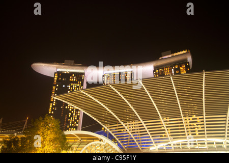 Hotel Marina Bay Sands, Singapur Stockfoto