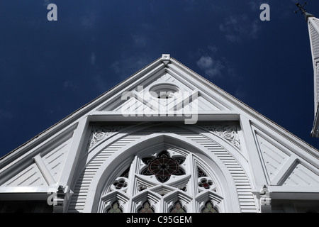 Detail der neuen Kirche Yarmouth, Yarmouth, Cape Cod, Massachusetts, USA Stockfoto