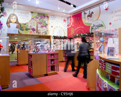 American Girl Place Store Interieur, Fifth Avenue, New York Stockfoto