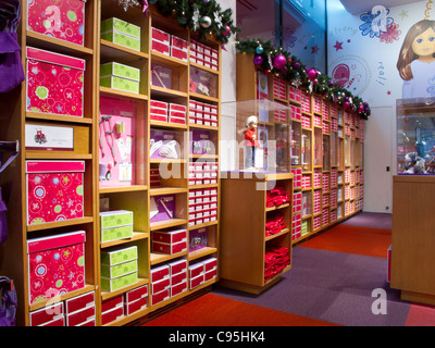 American Girl Place Store Interieur, Fifth Avenue, New York Stockfoto