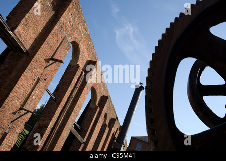 Ruinen von Tredegar Iron Works, jetzt eine bürgerliche Krieg Visitors Center, Richmond, Virginia Stockfoto