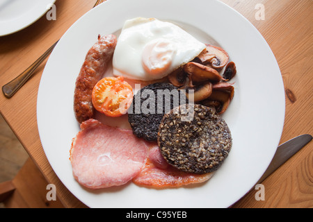 Schottland, traditionelles schottisches Frühstück Stockfoto
