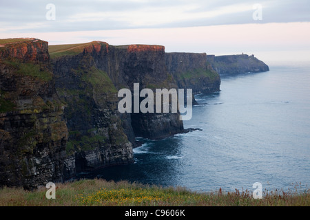 Republik von Irland, County Clare, Klippen von Moher Stockfoto
