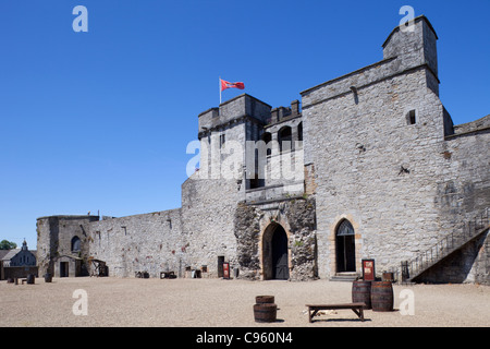 Republik von Irland, County Limerick, Limerick, King John Castle Stockfoto