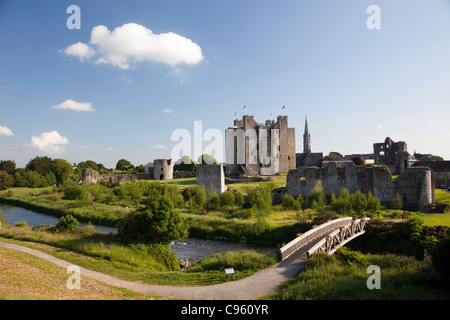 Republik von Irland, Grafschaft Meath, Trim Castle Stockfoto