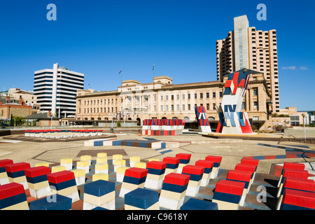 Öffentliche Kunstwerke in Adelaide Festival Centre - Adelaide, South Australia, Australien Stockfoto