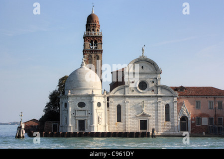 Chiesa di San Michele in Isola, Kirche San Michele Friedhof Insel, Emiliana Kapelle (links), Venedig Stockfoto