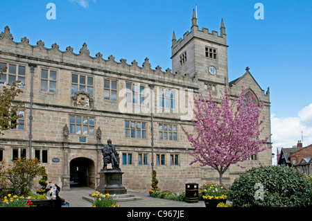 Öffentliche Bibliothek Gebäude in Castlegates, Shrewsbury, Shropshire Stockfoto