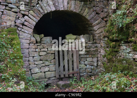 Alten Bergbau-Düker in Arkengarthdale Stockfoto