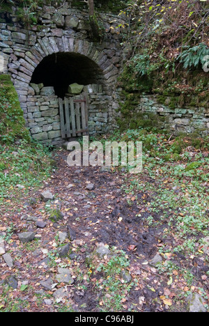 Alten Bergbau-Düker in Arkengarthdale Stockfoto