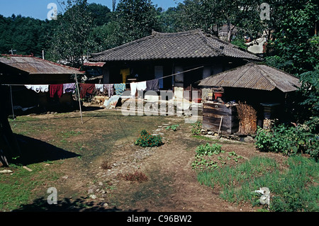 Landhaus in Gyeongsang oder Gyeongsangnam-Do, Südkorea Stockfoto