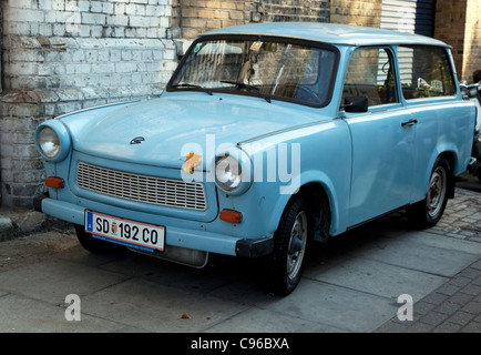 Trabant Auto made in DDR fotografiert in London Stockfoto