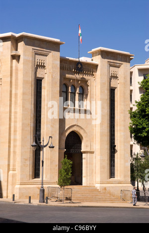 Parlamentsgebäude, Innenstadt, Beirut, Libanon. Stockfoto