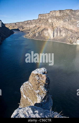 Snake River in der Nähe von Twin Falls, Idaho Stockfoto