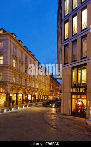 Colonnaden shopping street, downtown, Hanse Stadt Hamburg, Deutschland, Europa Stockfoto