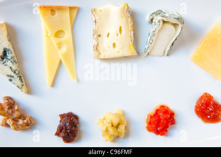 Handwerker-Käse-Platte Stockfoto