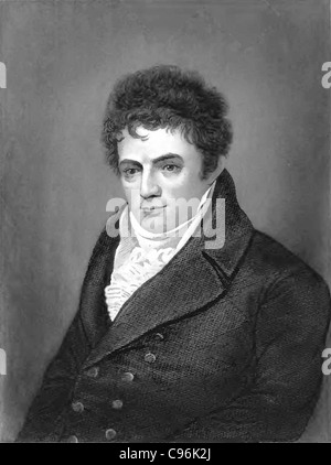 ROBERT FULTON (1765-1815) US-Ingenieur und Erfinder der erste kommerziell erfolgreiche Dampfschiff Stockfoto