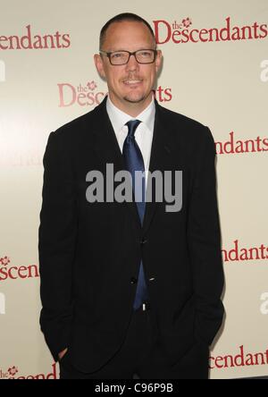 Matthew Lillard im Ankunftsbereich für THE DESCENDANTS Premiere, Samuel Goldwyn Theater am AMPAS, Los Angeles, CA 15. November 2011. Foto von: Dee Cercone/Everett Collection Stockfoto