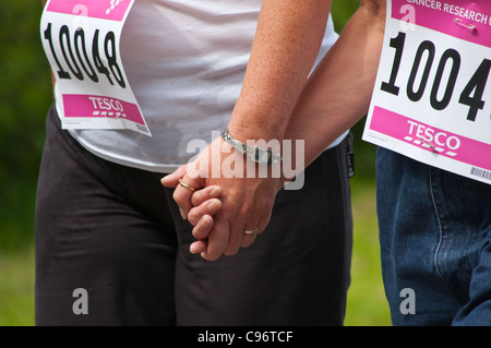 Überquerung der Veredelung zusammen Stockfoto