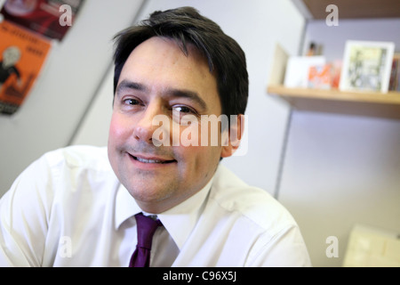 Stephen Twigg, MP, Schatten Staatssekretär für Bildung, Portcullis House, Westminster, London, UK Stockfoto