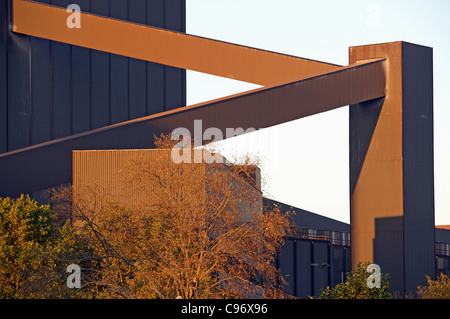 ThyssenKrupp Stahl-Mühle, Duisburg-Hamborn, Nordrhein-Westfalen, Deutschland. Stockfoto