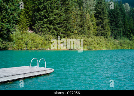 verlorenen See in der Nähe von Whistler Blackcomb im Sommer Stockfoto