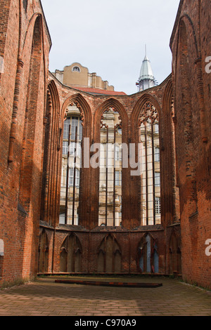 Ruine der Klosterkirche. Berlin, Deutschland. Stockfoto